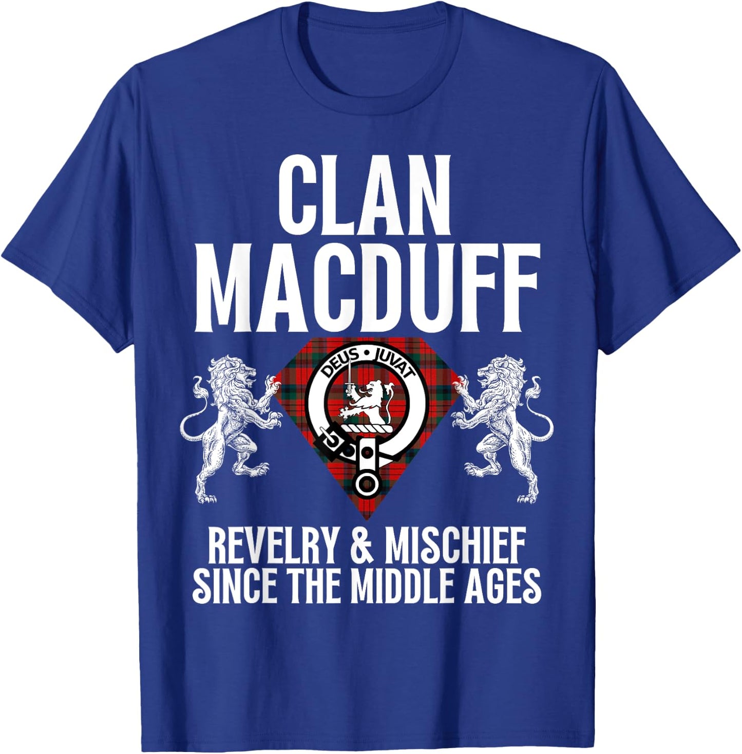 MacDuff Clan Scottish Name Coat Of Arms Tartan Family Party T-Shirt - T-Shirt | Royal