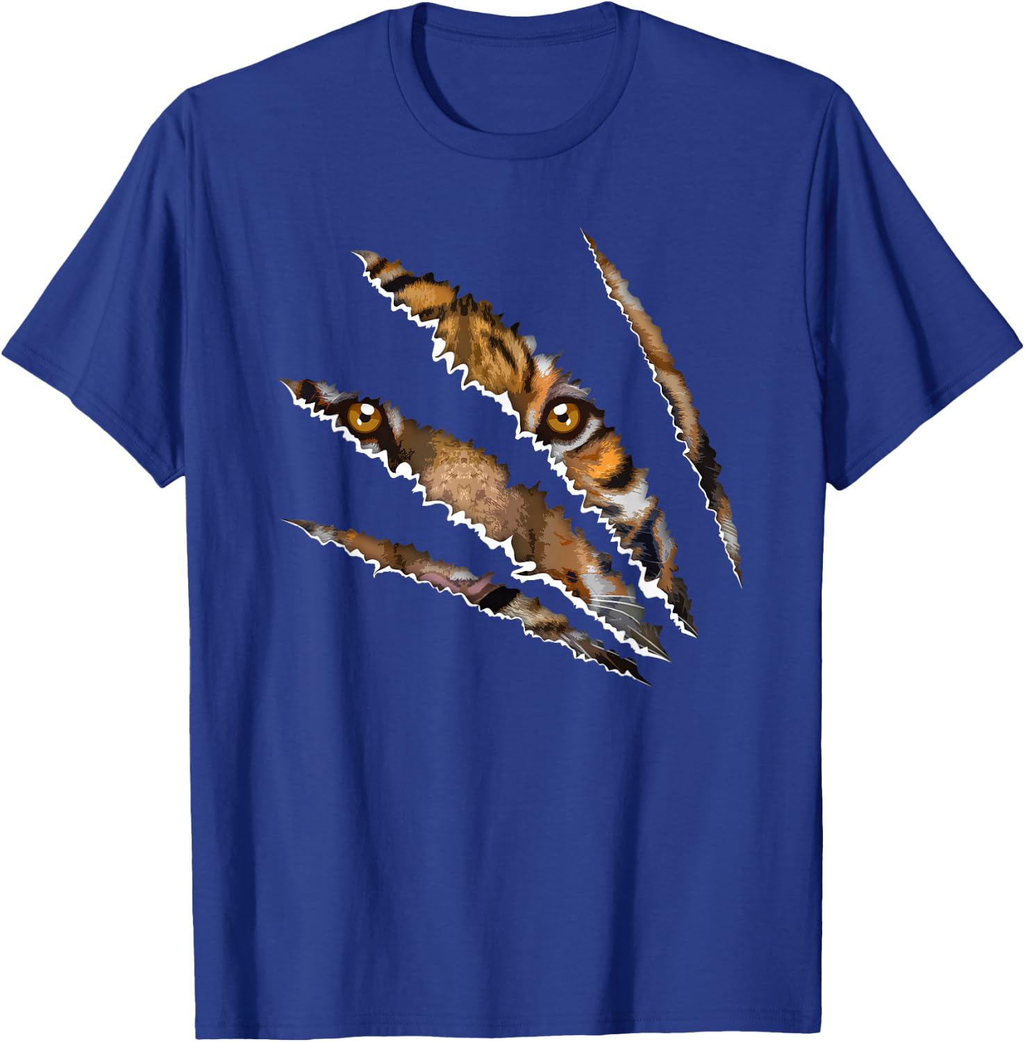 Tiger Eye Women Claw Animal Siberian Tiger Face T-Shirt - T-Shirt | Royal