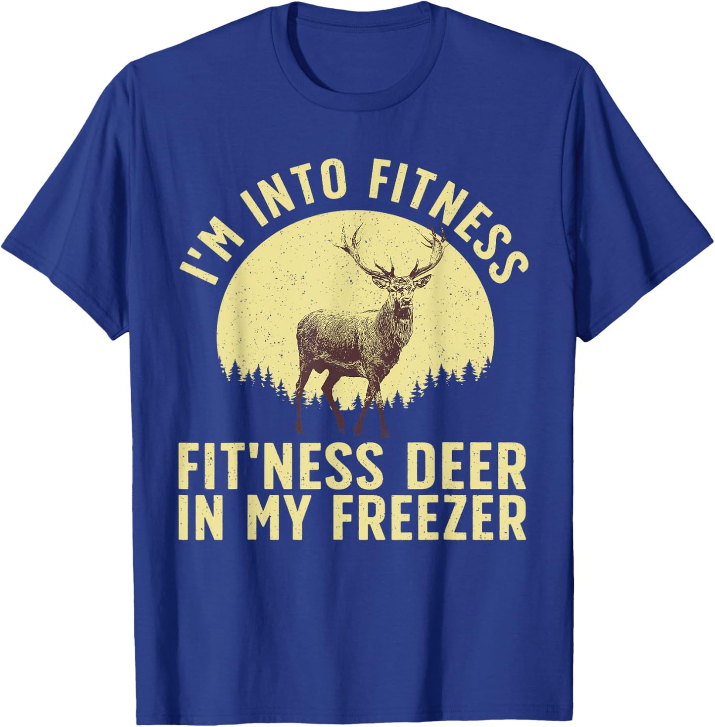 Funny Deer Hunting Art Women Wildlife Hunter Hunting T-Shirt - T-Shirt | Royal