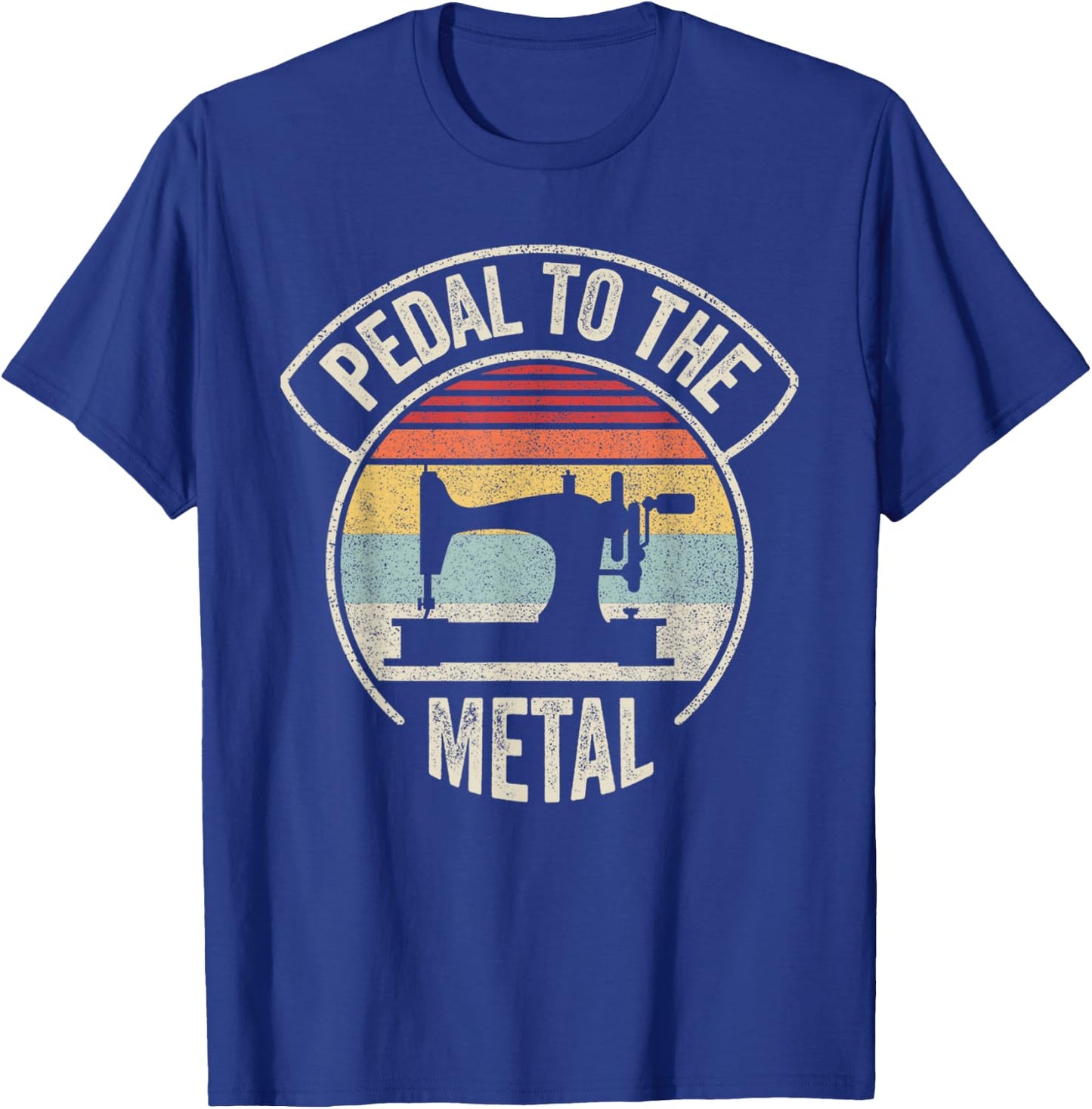 Vintage Retro Sewing Machine Lover For Sew Lovers Seamstress T-Shirt - T-Shirt | Royal