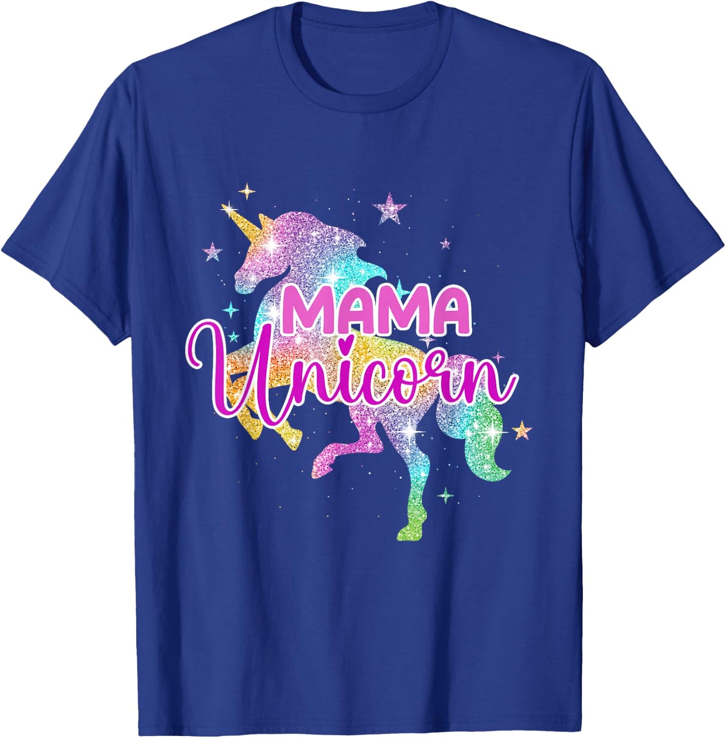 Mama Unicorn - Mythical Animal Fantasy Creature Magical T-Shirt - T-Shirt | Royal