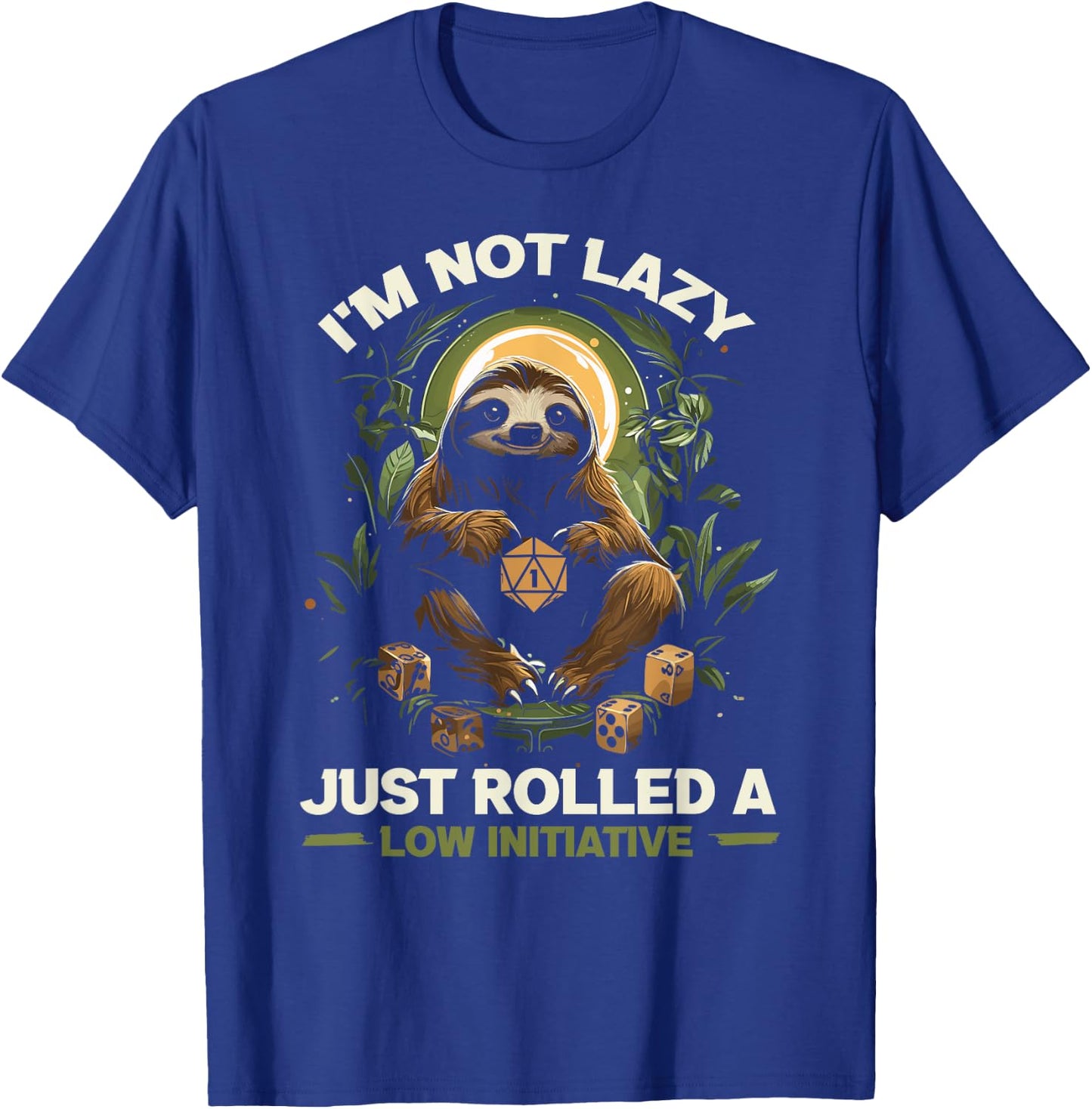 RPG Gaming Role Playing D20 Tabletop Games Funny RPG Gamer T-Shirt - T-Shirt | Royal