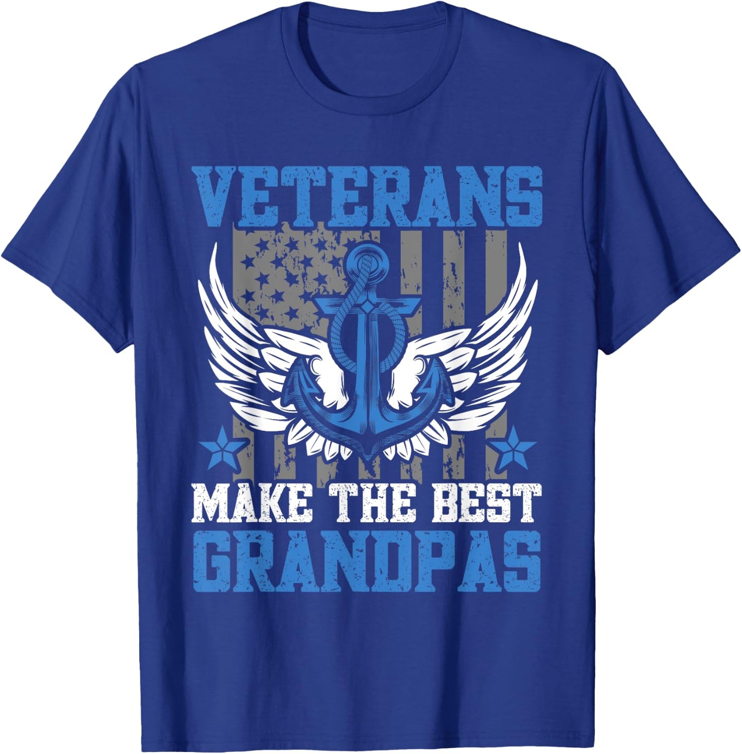 Military Veterans Make The Best Grandpas Veterans Day T-Shirt - T-Shirt | Royal