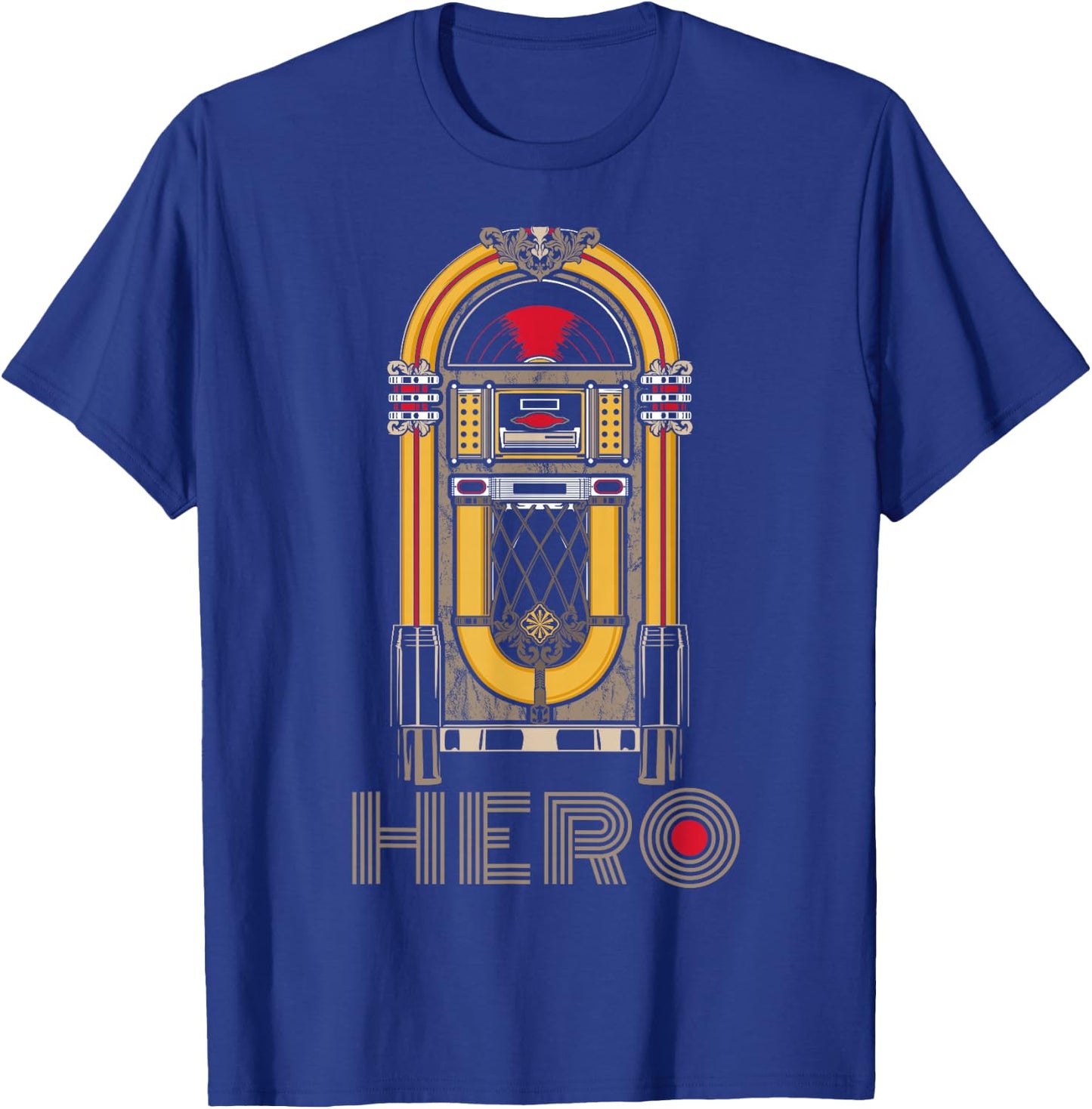 Music Jukebox Hero Music Karaoke Lover T-Shirt - T-Shirt | Royal