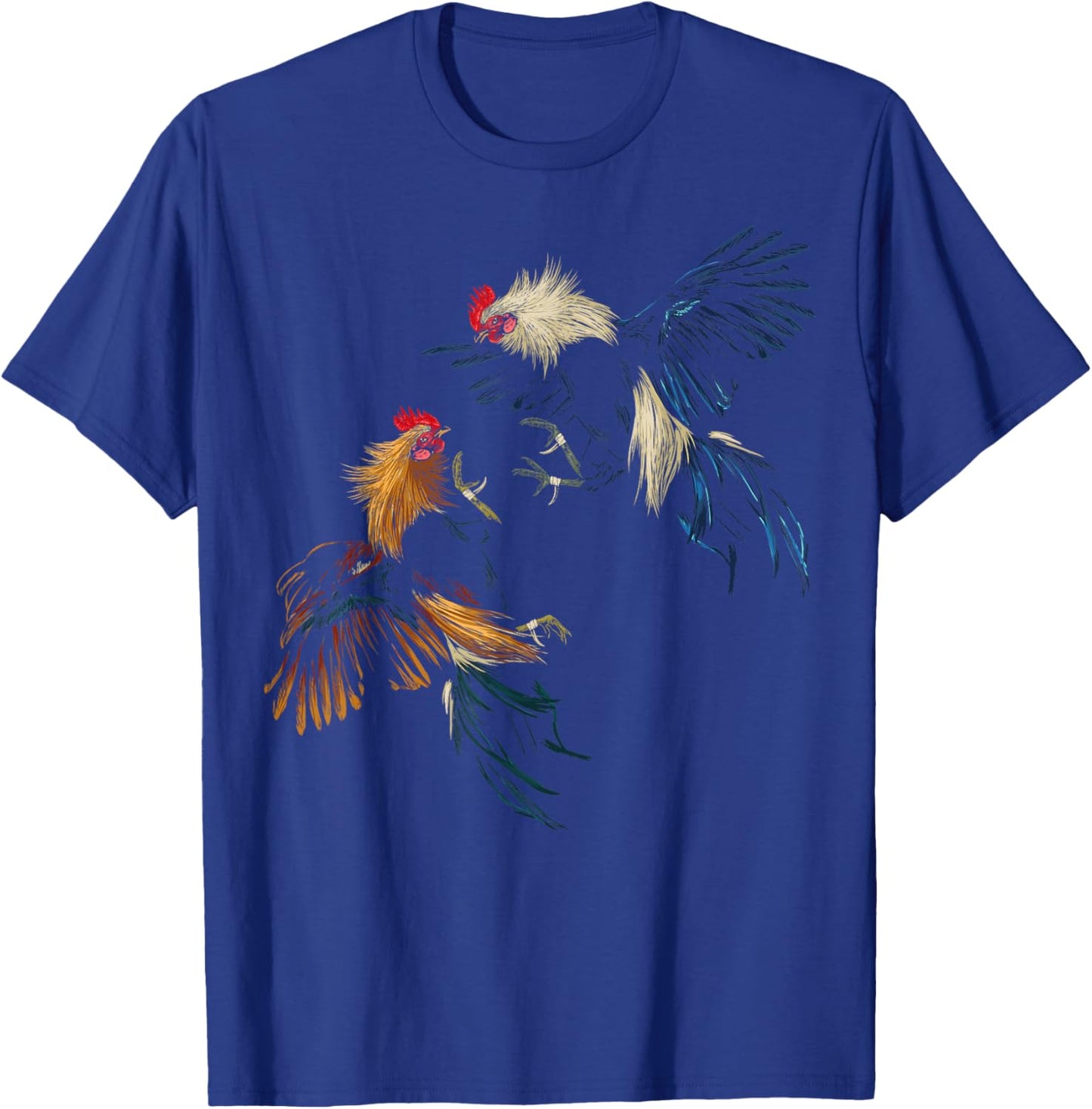 Peleas De Gallos Cockfighter Game Fowl Cockfighting Rooster T-Shirt - T-Shirt | Royal