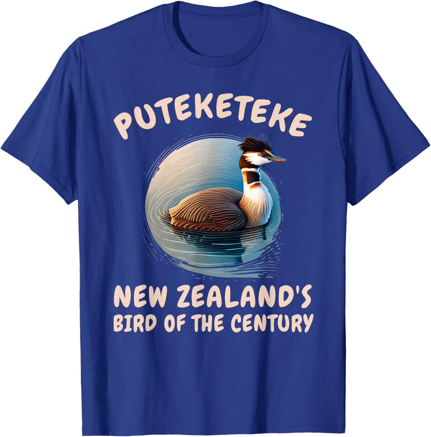The Puteketeke New Zealand's Bird of the Century men & women T-Shirt - T-Shirt | Royal