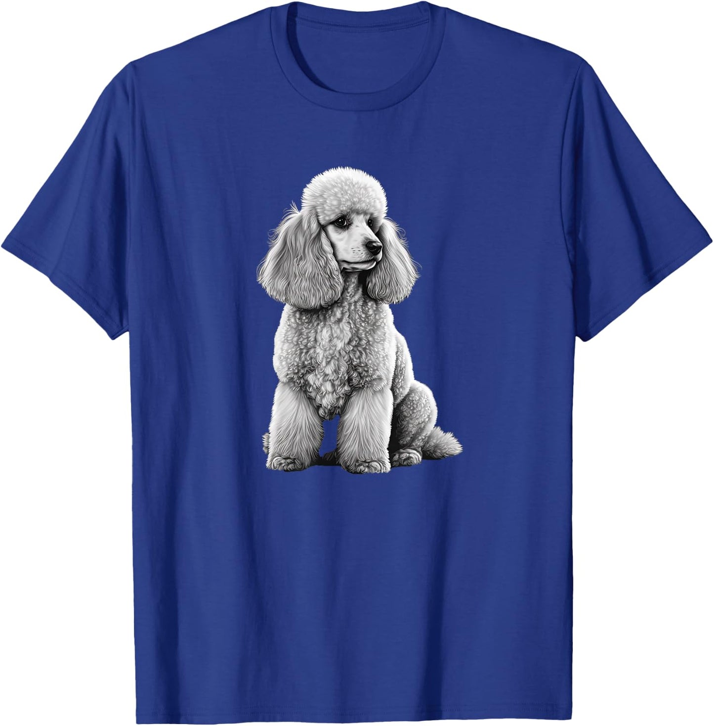 Funny Poodle Dog Miniature Poodle Toy Poodle Women Kids T-Shirt - T-Shirt | Royal