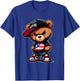 Cute Teddy Bear Puerto Rico Flag Shirt Boricua Puerto Rican T-Shirt - T-Shirt | Royal