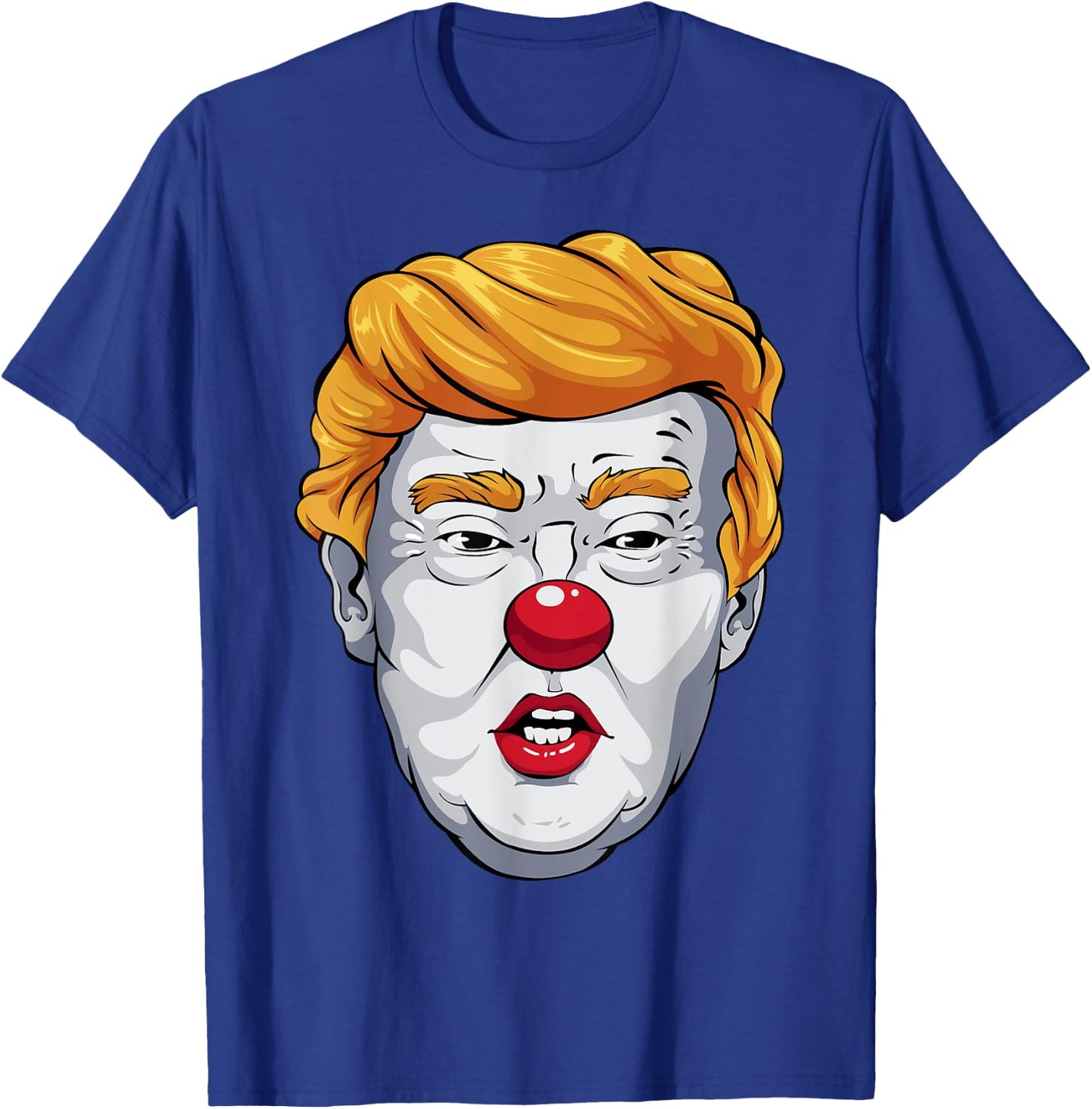 Funny Anti Trump Clown 2024 Election Halloween Costume T-Shirt - T-Shirt | Royal