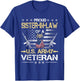 Proud Sister-In-Law Of A U.S. Army Veteran Flag- Veterans T-Shirt - T-Shirt | Royal