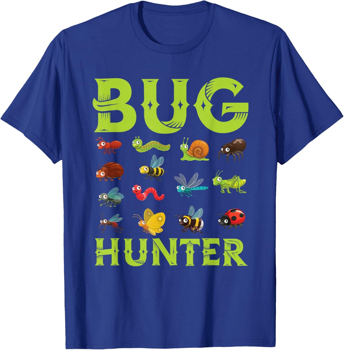 Bug Lover Insects Entomologist Boys Girls Biologist T-Shirt - T-Shirt | Royal