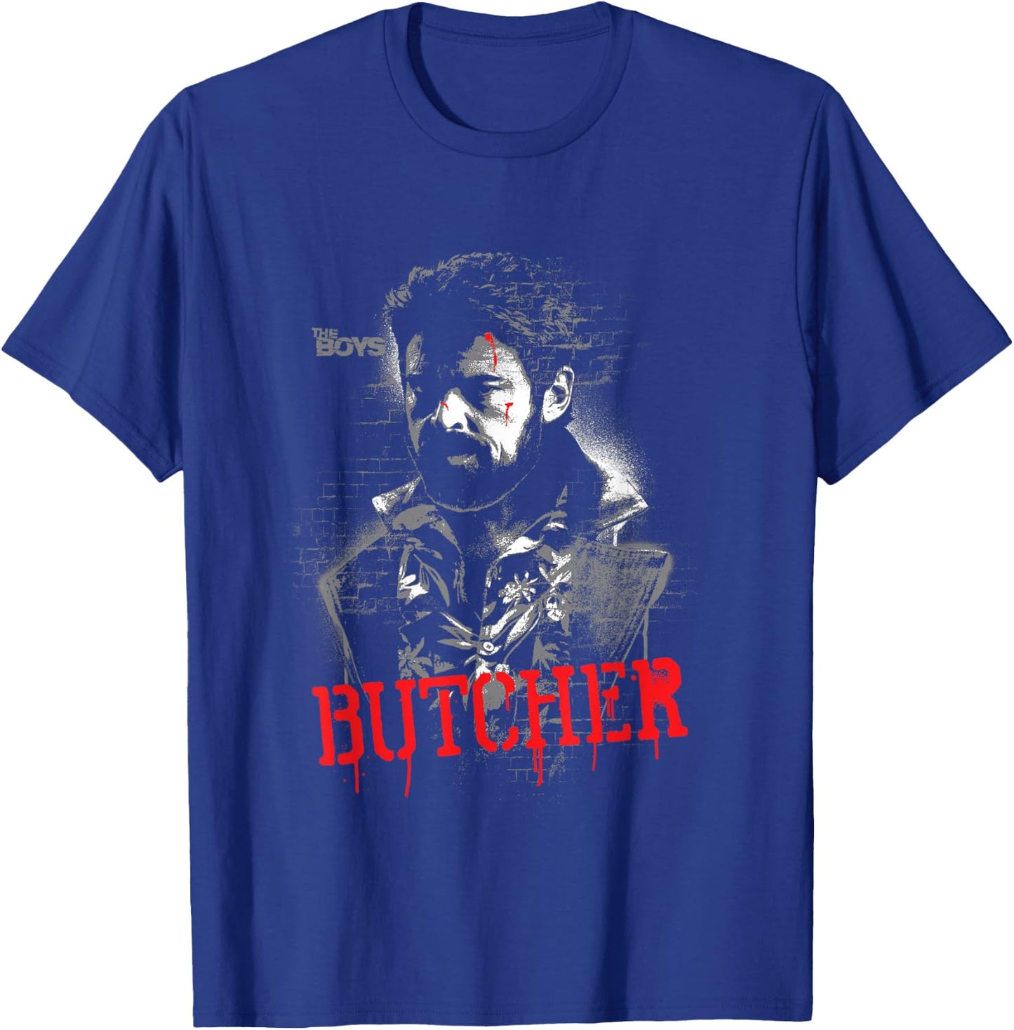 The Boys Butcher Graffiti Pose T-Shirt - T-Shirt | Royal