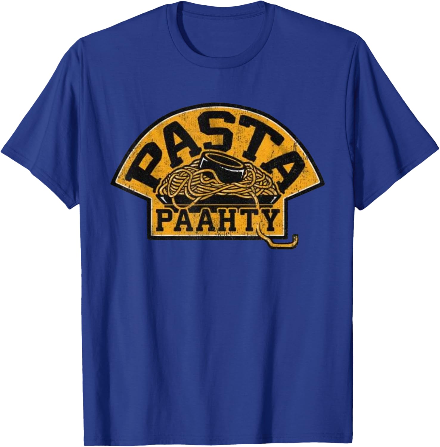 Boston Hockey Pasta Party | Pasta Paahty T-Shirt - T-Shirt | Royal
