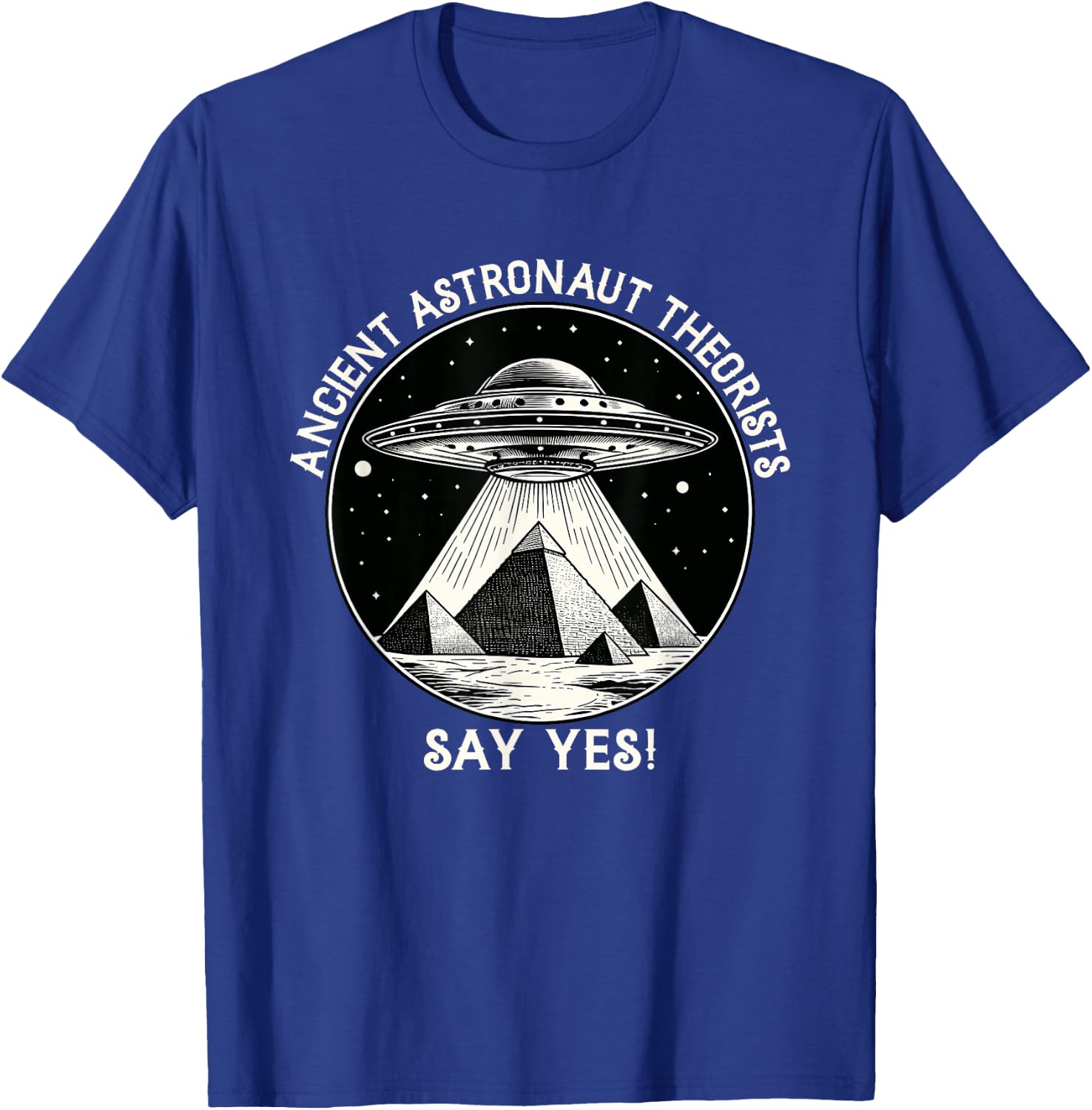 Ancient Astronaut Theorists Flying saucer - Aliens T-Shirt - T-Shirt | Royal