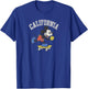 Disney Mickey Mouse On A Skateboard California Arch T-Shirt - T-Shirt | Royal