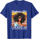 Sagittarius Girl I Am Who I Am Birthday Afro Black Women T-Shirt - T-Shirt | Royal