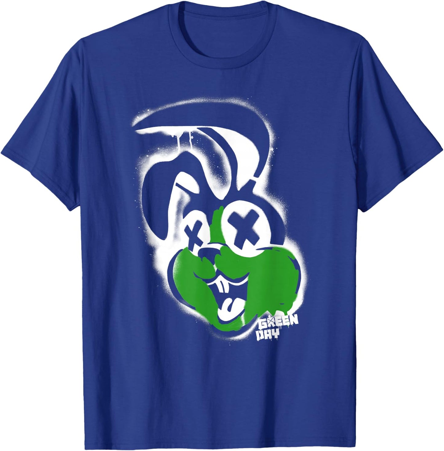 Green Day Awesome Bunny T-Shirt - T-Shirt | Royal