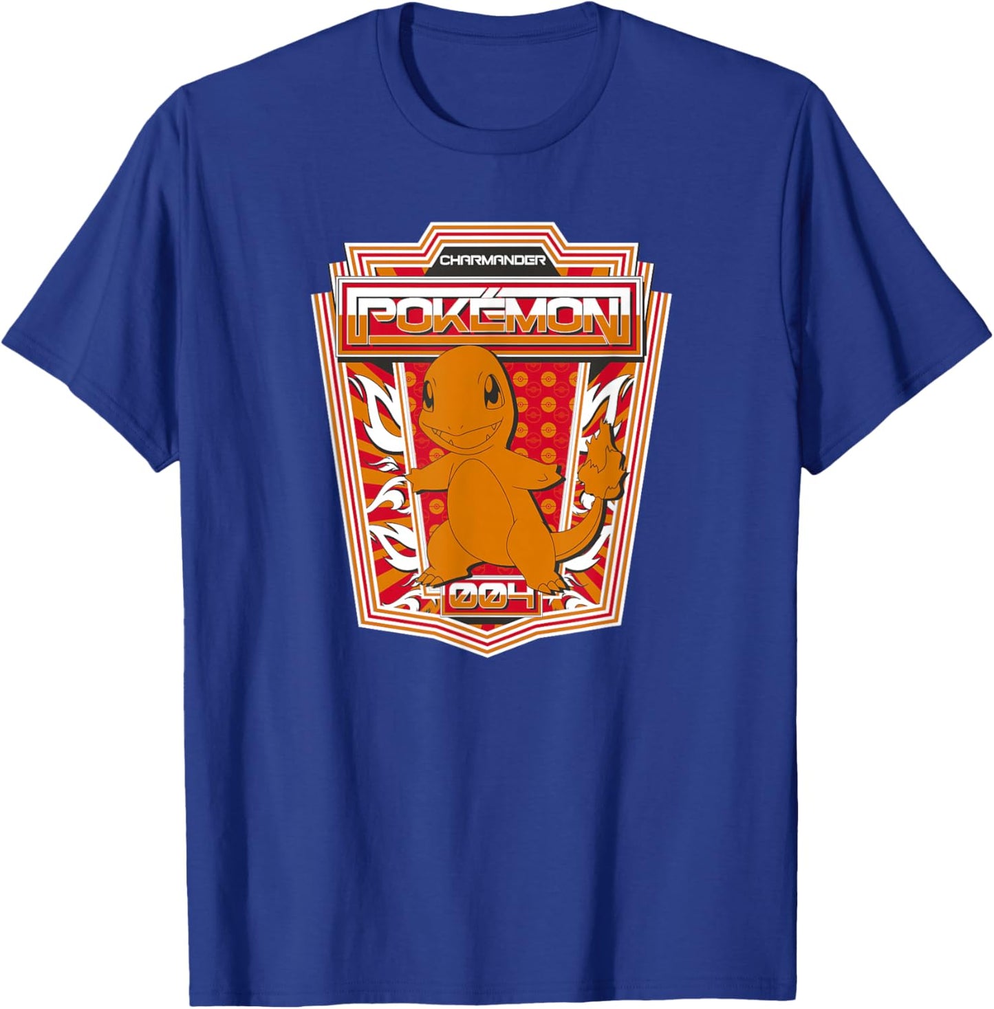 Pokémon Charmander 004 Color Pop Badge T-Shirt - T-Shirt | Royal