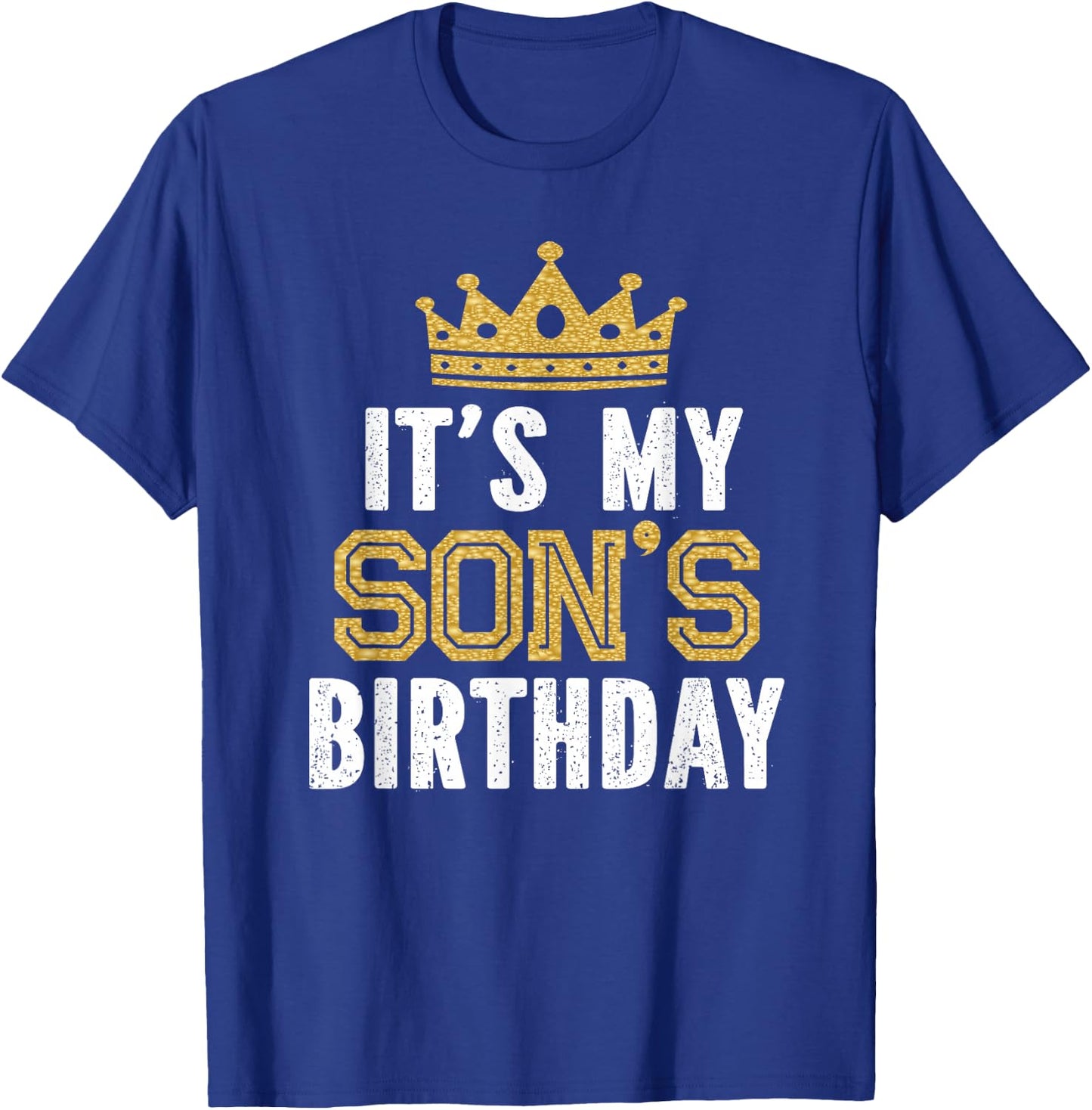 It's My Son's Birthday Party Family Matching T-Shirt - T-Shirt | Royal