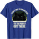 I Don't Like To Go Outside It's Too Peopley Out There Cat T-Shirt - T-Shirt | Royal