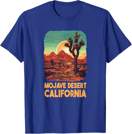 Mojave Desert Adventure Vintage Nature Lover Hiking Design T-Shirt - T-Shirt | Royal