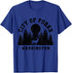 City Of Forks Washington Deer Nature Hiking Camping Pride T-Shirt - T-Shirt | Royal