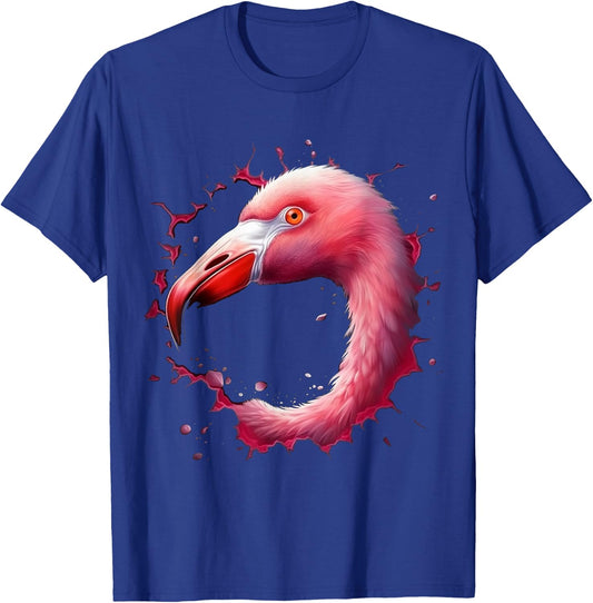 Flamingo Art - Bird Animal Artwork Flamingo T-Shirt - T-Shirt | Royal