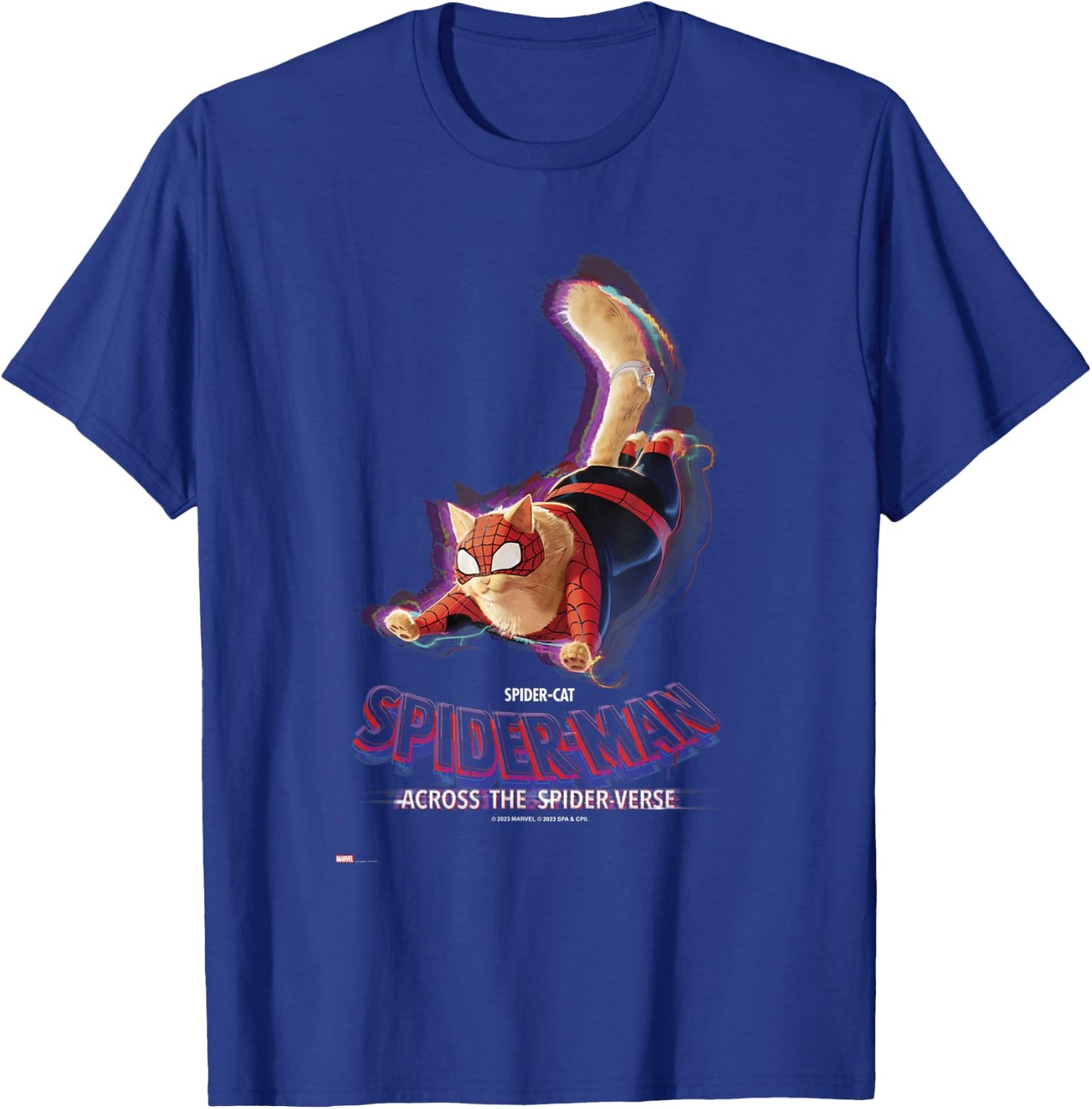 Marvel Spider-Man Across The Spider-Verse Part 1 Spider-Cat T-Shirt - T-Shirt | Royal