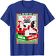 Funny Battle for Christmas Retro Santa VS Krampus Xmas Humor T-Shirt - T-Shirt | Royal