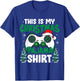 This Is My Christmas Pajama Video Game Gamer Boys Teens T-Shirt - T-Shirt | Royal
