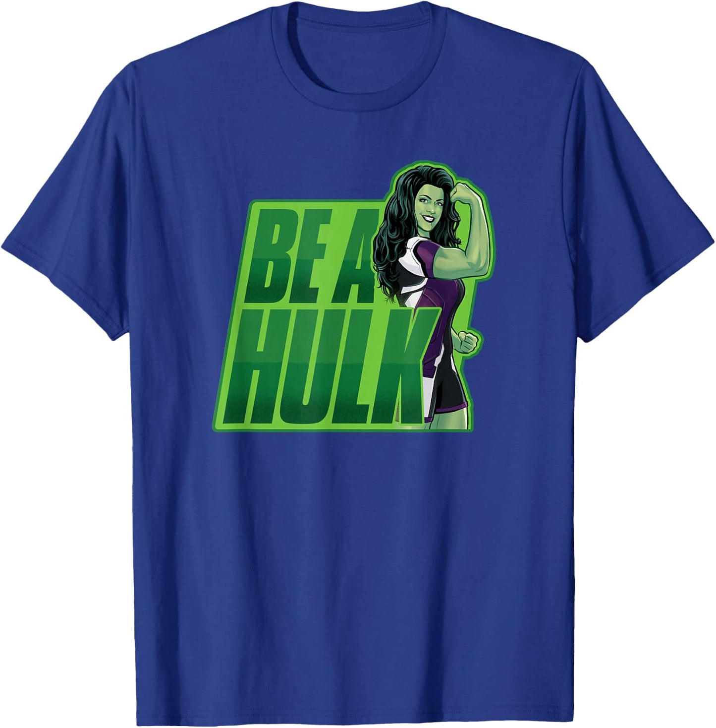 Marvel She-Hulk Be A Hulk Jennifer Walters Power Pose T-Shirt - T-Shirt | Royal