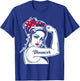 Female Bouncer Rosie The Riveter Pin Up Girl Bouncer T-Shirt - T-Shirt | Royal