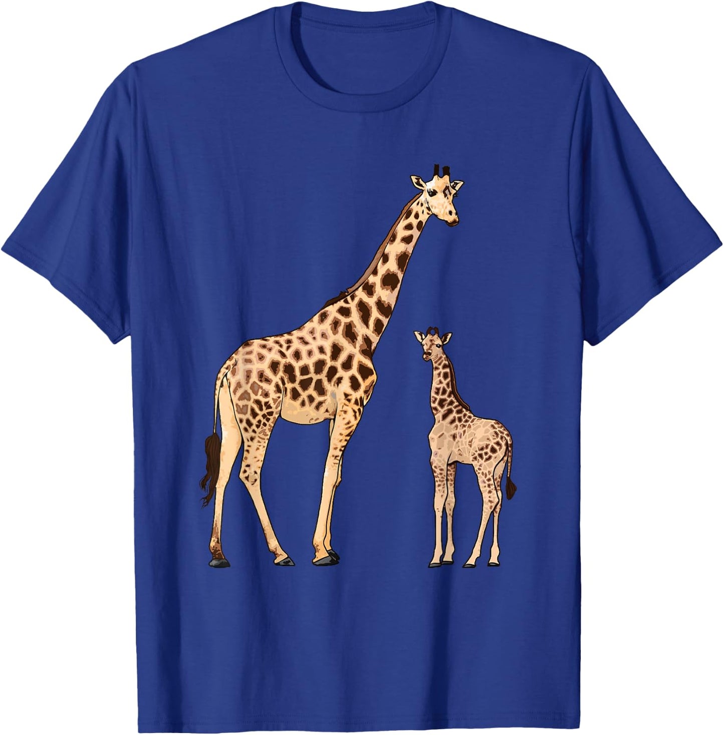 Funny Giraffe Design Kids Boys Girls Giraffe Lover T-Shirt - T-Shirt | Royal