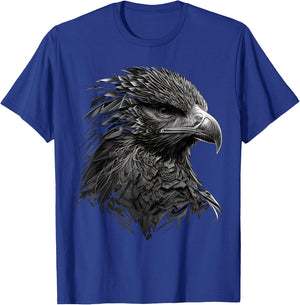 Eagle Bird Falcon Bird Motif Animal T-Shirt - T-Shirt | Royal