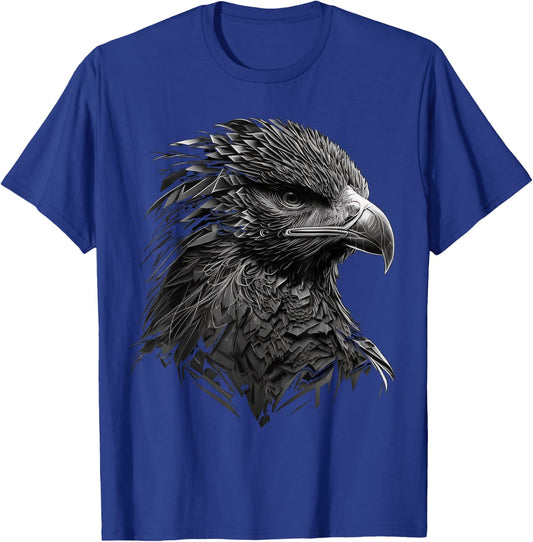 Eagle Bird Falcon Bird Motif Animal T-Shirt - T-Shirt | Royal