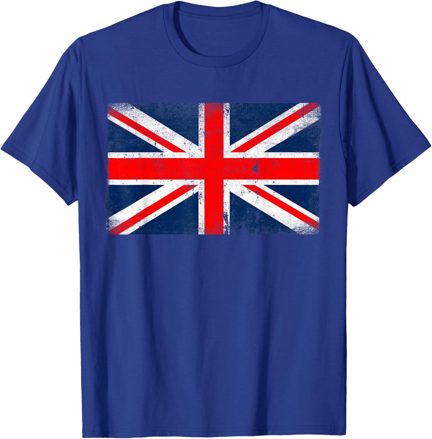 Union Jack Flag United Kingdom Great Britain England British T-Shirt - T-Shirt | Royal