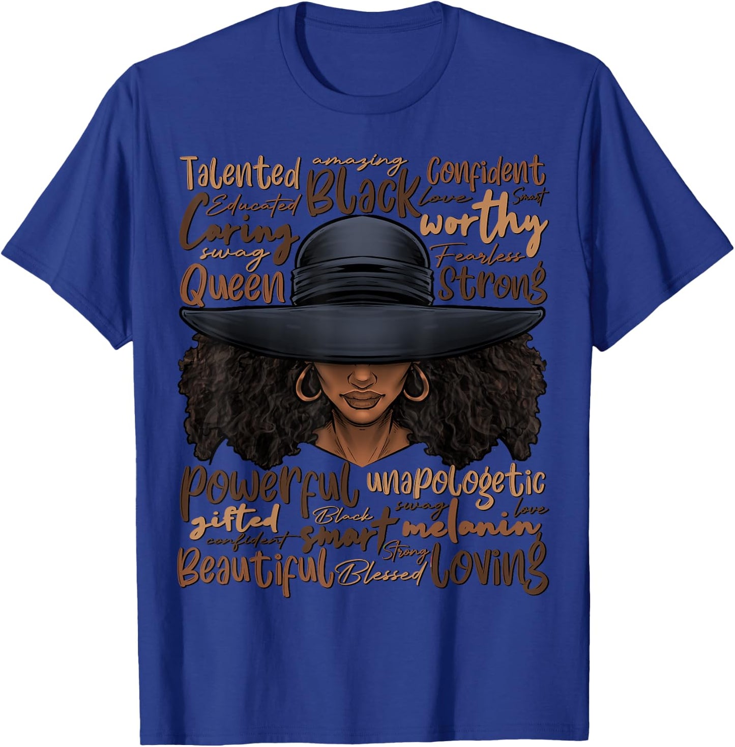 African Black History African American Ladies Juneteenth T-Shirt - T-Shirt | Royal