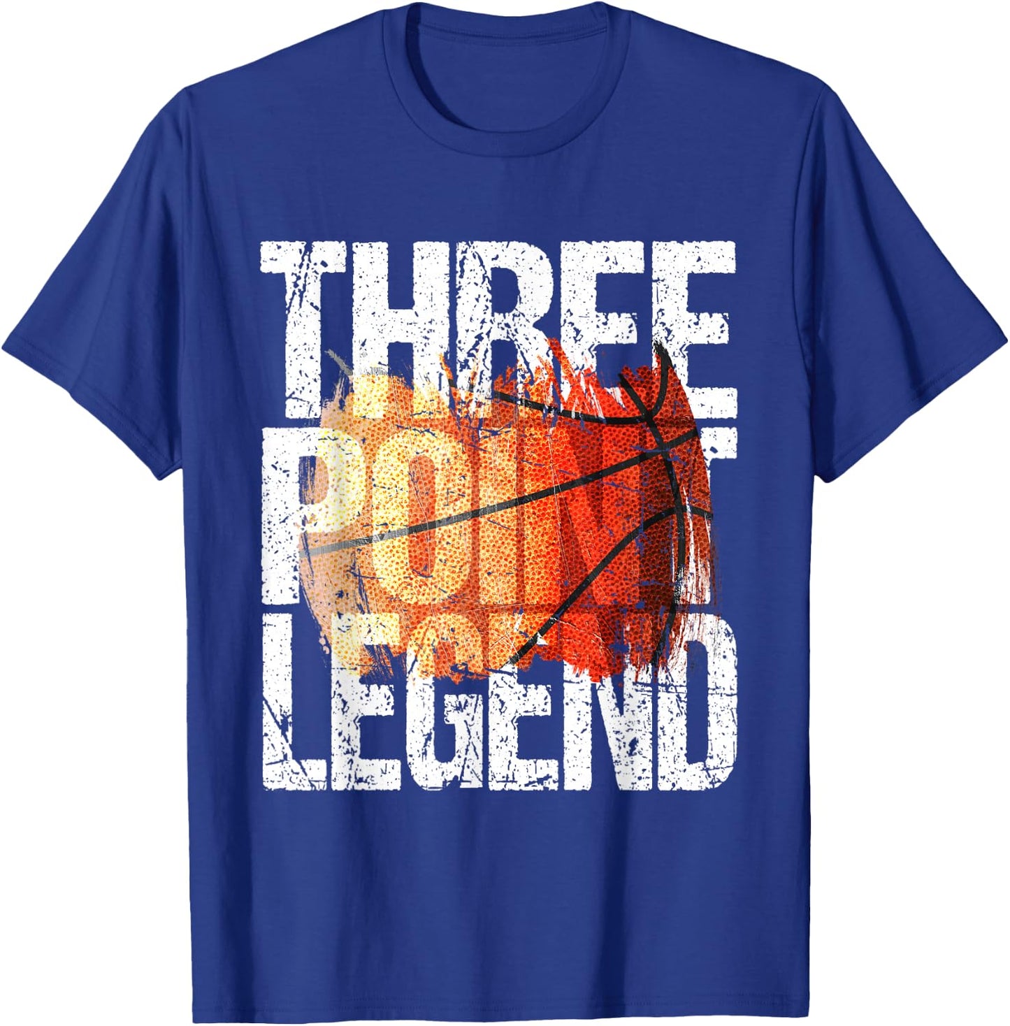 Basketball Player 3 Point Shot - Three Point Legend T-Shirt - T-Shirt | Royal