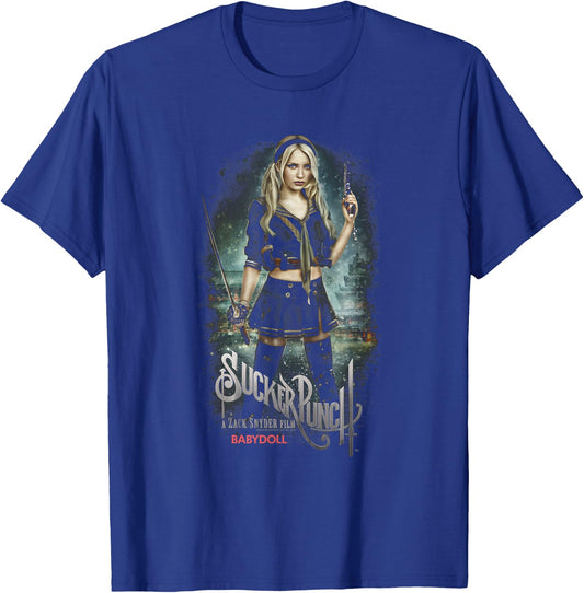 Sucker Punch Babydoll Poster T-Shirt - T-Shirt | Royal