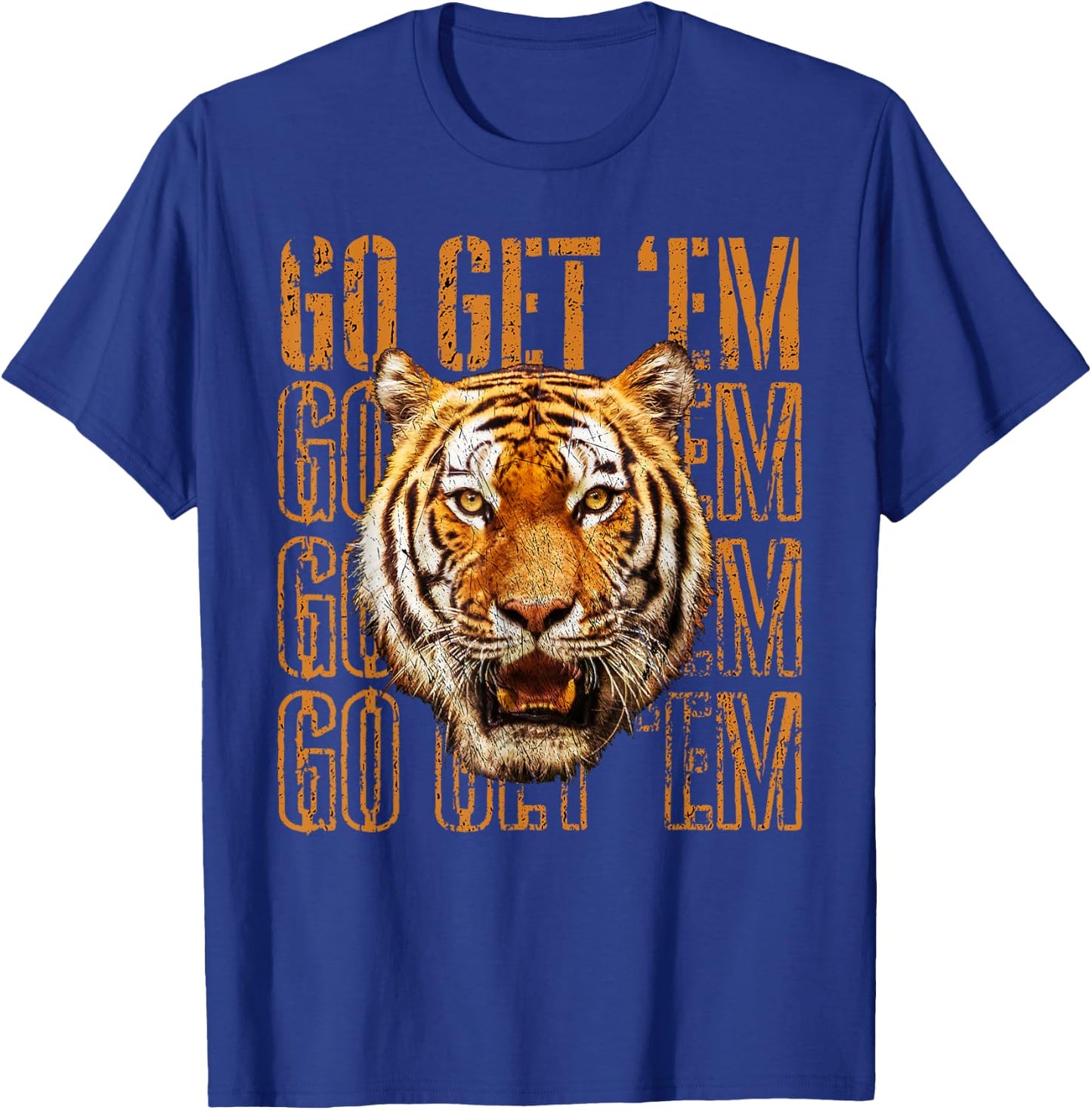 Go get [em Tiger, , Toddler, Boys, Girls, Graphic T-Shirt - T-Shirt | Royal