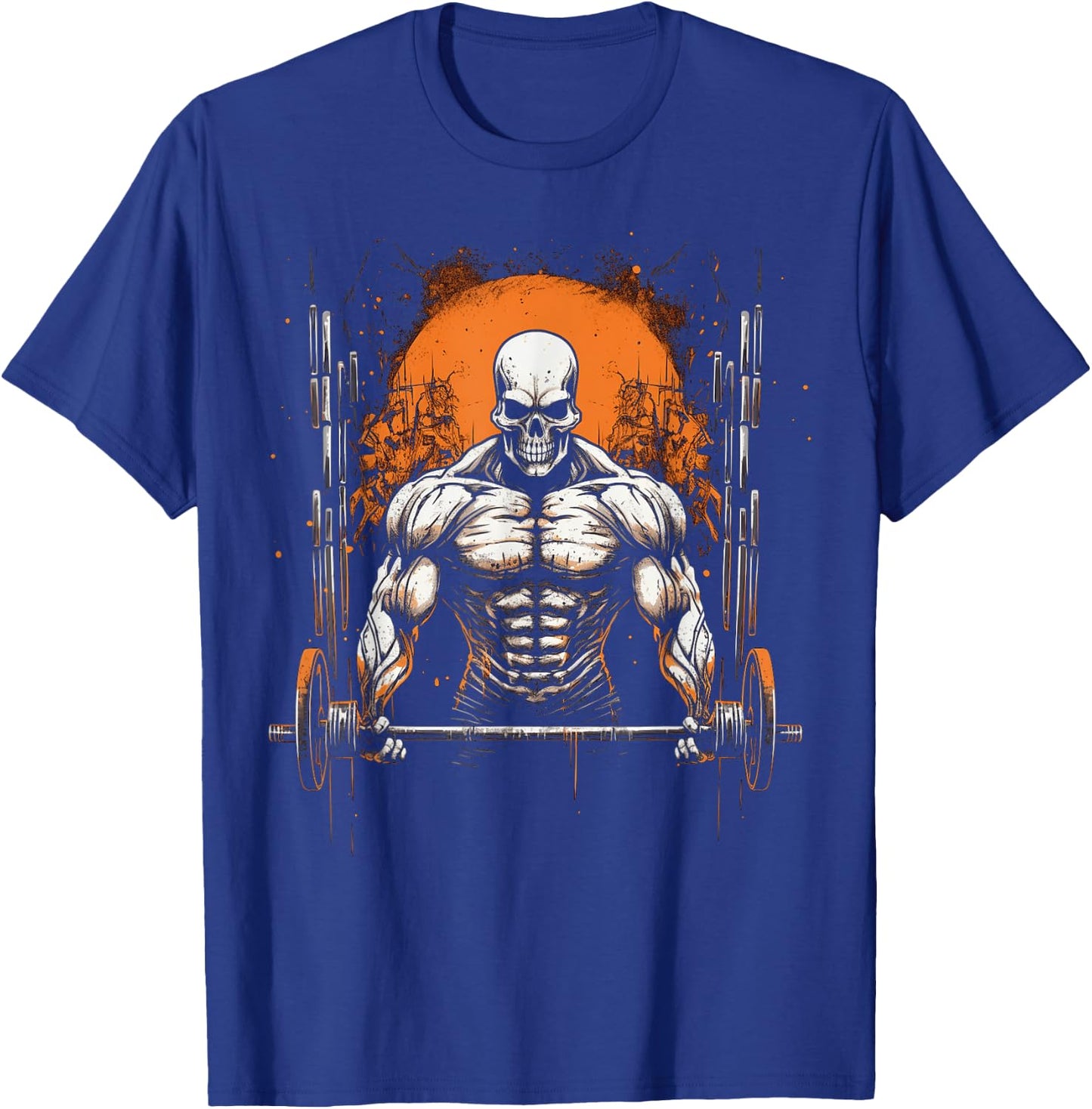 Halloween Weightlifting Gym Body Builder T-Shirt - T-Shirt | Royal
