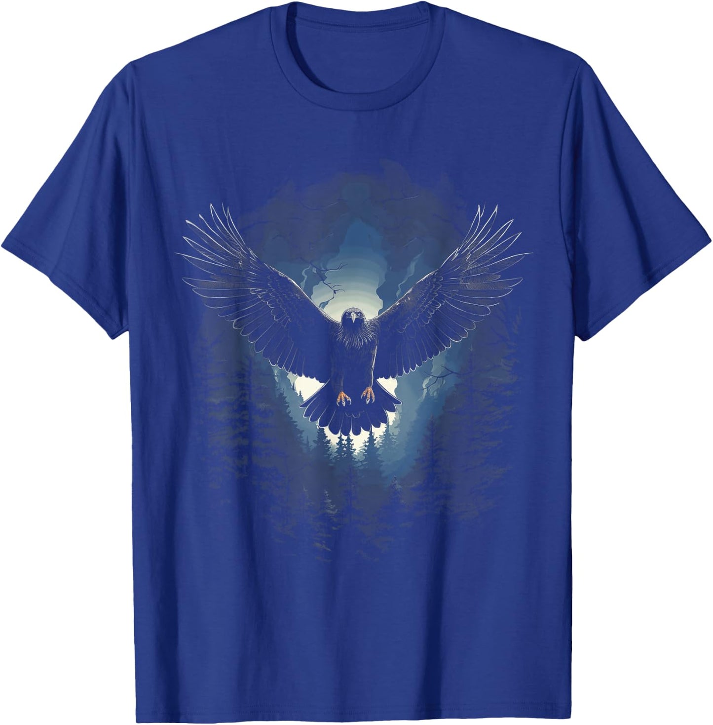 Eagle Forest Animal Wildlife T-Shirt - T-Shirt | Royal