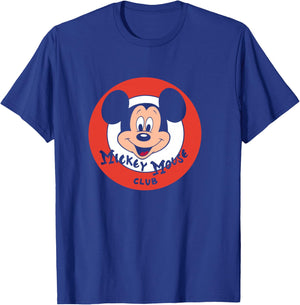 Disney Mickey and Friends Retro Classic Mickey Mouse Club T-Shirt - T-Shirt | Royal