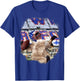 Siamese Cat Playing Football T-Shirt - T-Shirt | Royal