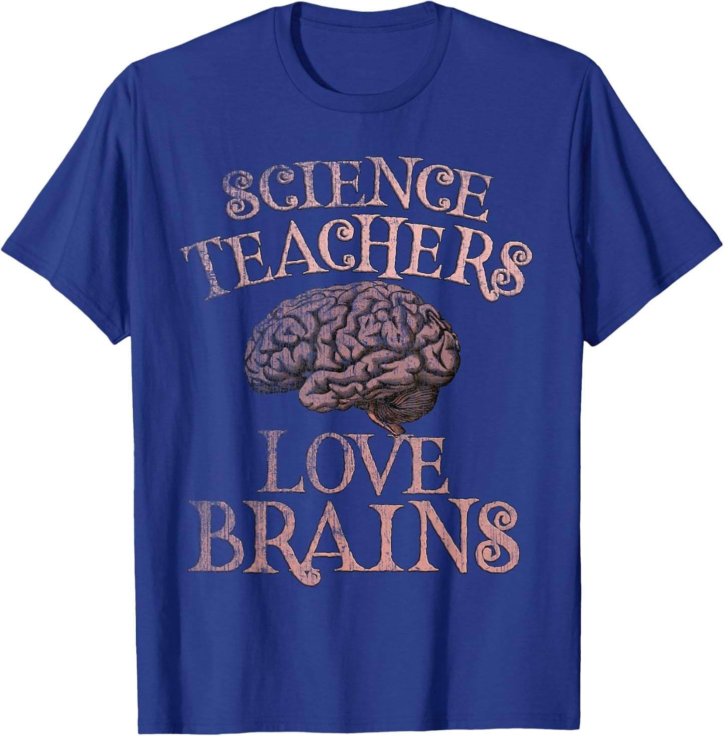 SCIENCE TEACHERS LOVE BRAINS This is My Scary Costume T-Shirt - T-Shirt | Royal