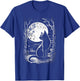 Mystical Cat Wiccan Moon Magic T-Shirt - T-Shirt | Royal