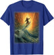 Jesus Surfer Heaven Wave Surfing Christian Surf Beach Summer Men Women Kids T-Shirt - T-Shirt | Royal