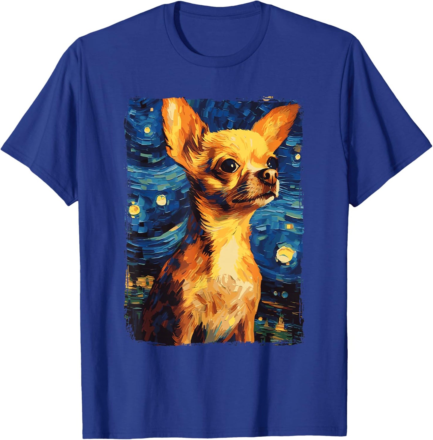 Chihuahua Starry Night T-Shirt - T-Shirt | Royal