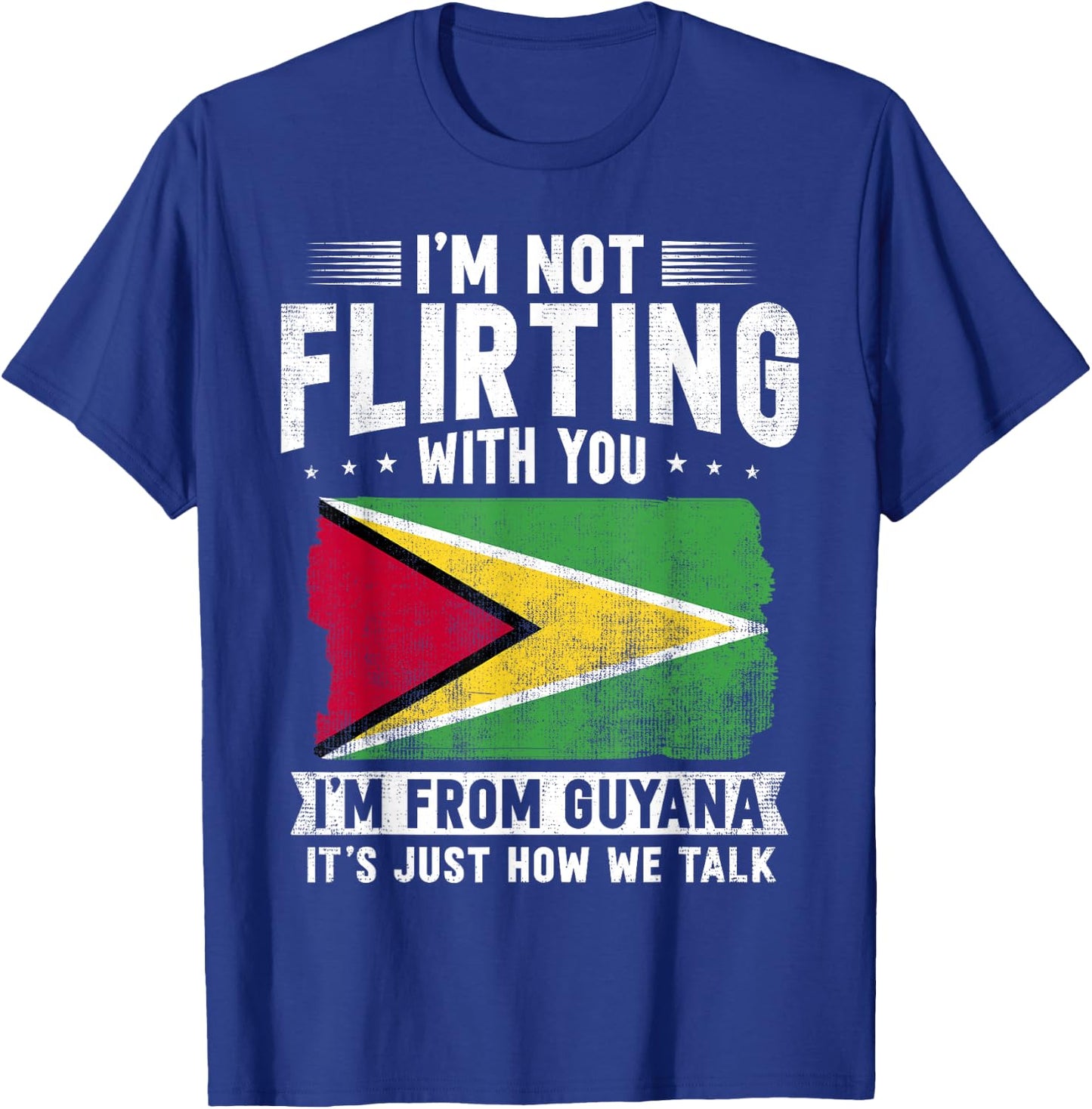 Guyana Flag Guyanese Guyana T-Shirt - T-Shirt | Royal