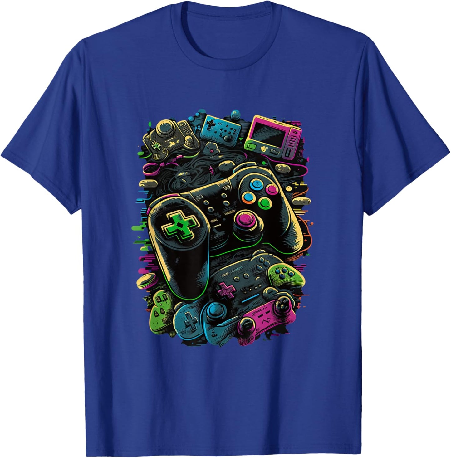 Control gamer Video Game Controller T-Shirt - T-Shirt | Royal